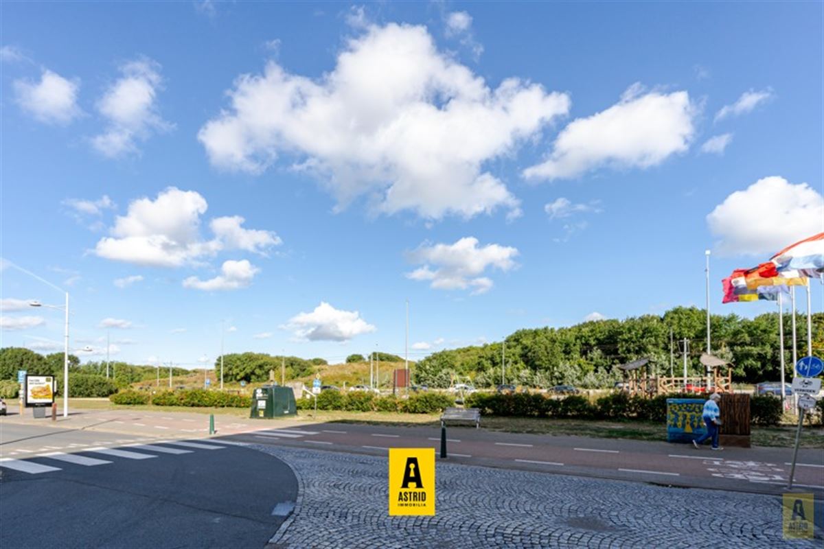 Gezellig gelijkvloers appartement met zonnig terras vlak aan zee én centraal!