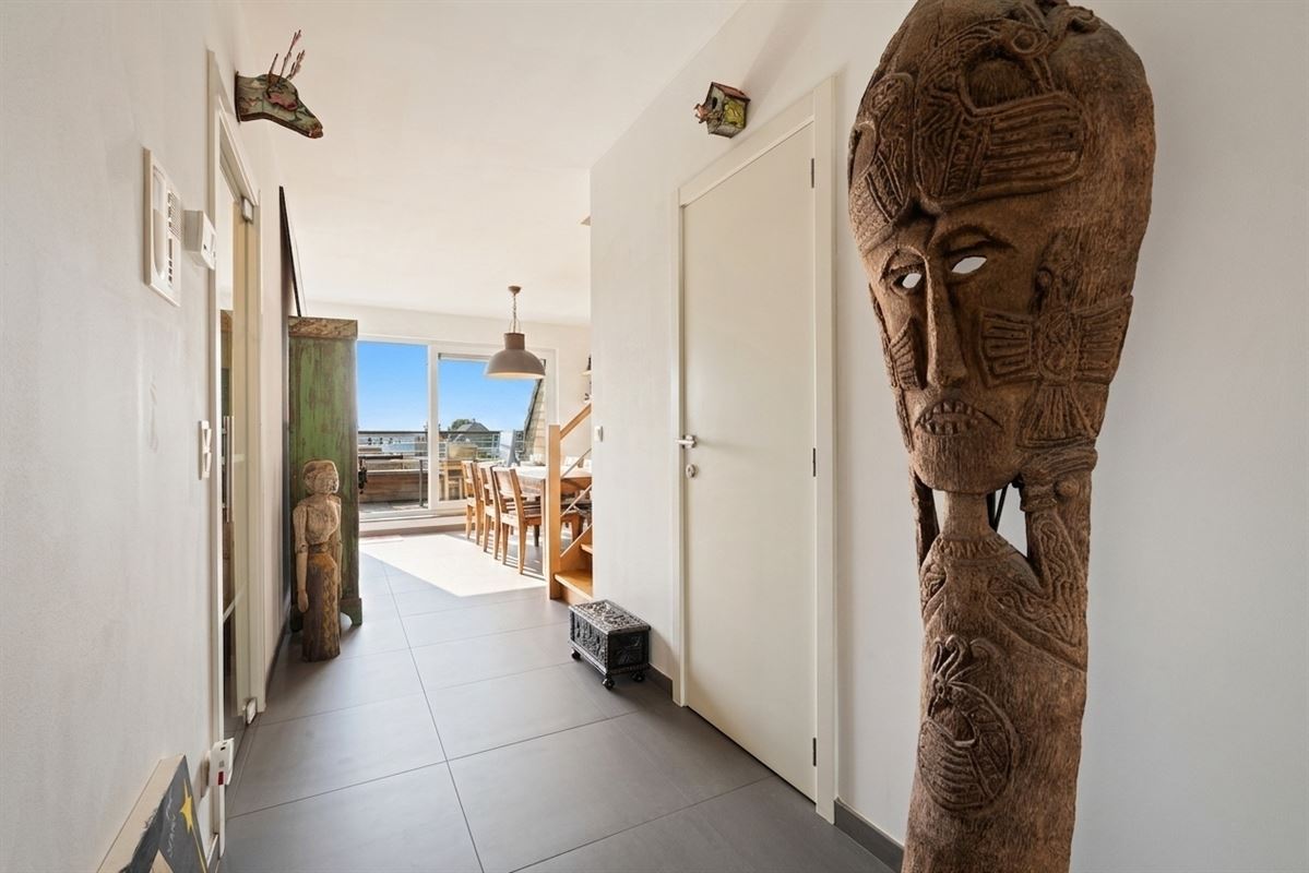 Ruim duplexappartement vlak bij zee