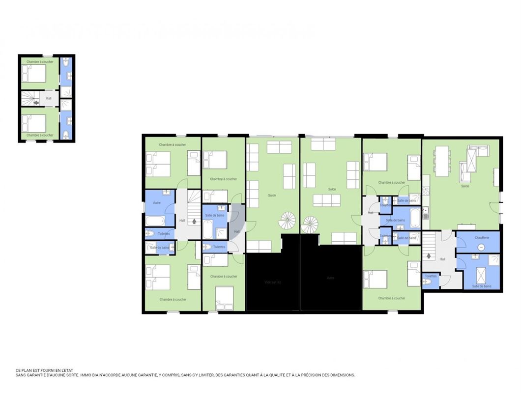 4 gîtes met vergunning en een appartement met 1 slaapkamer in Alhoumont