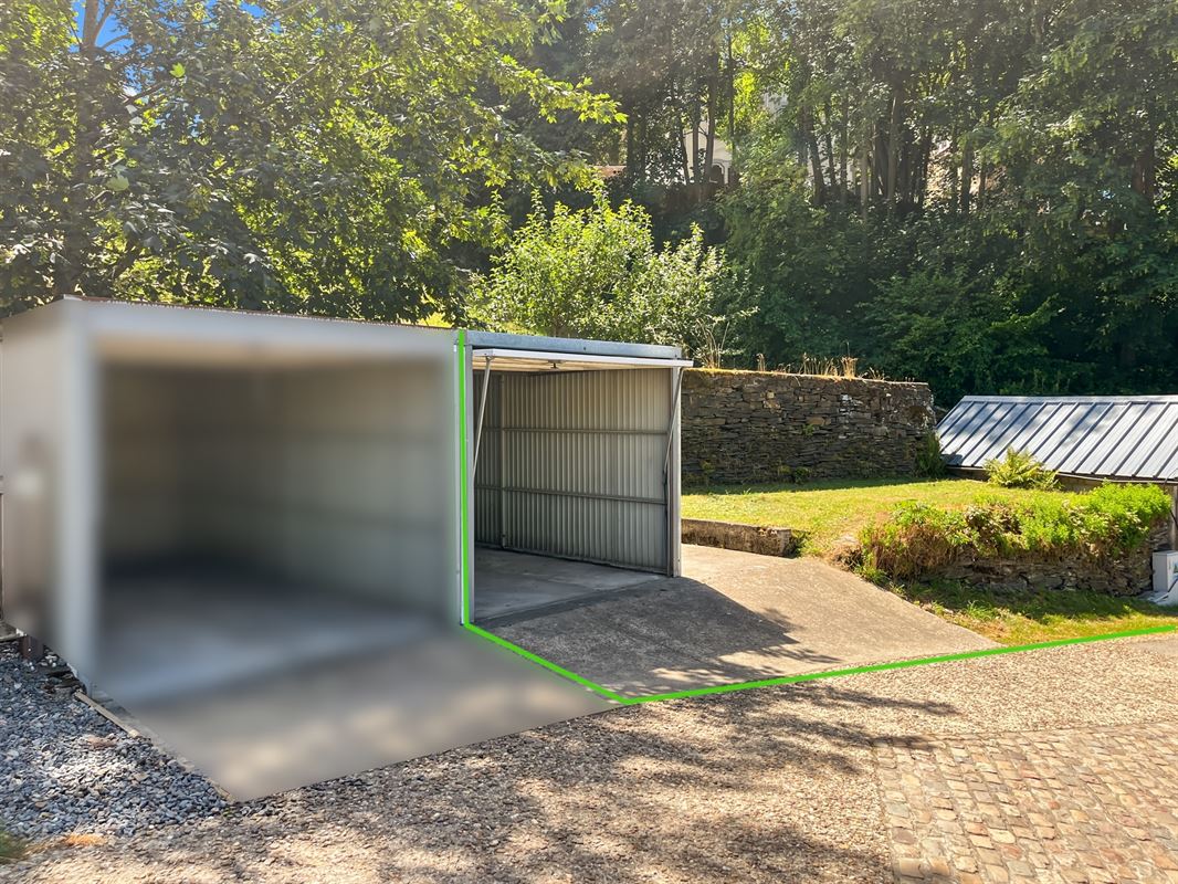 Garage + terrain