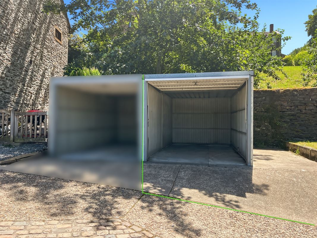 Garage + terrain