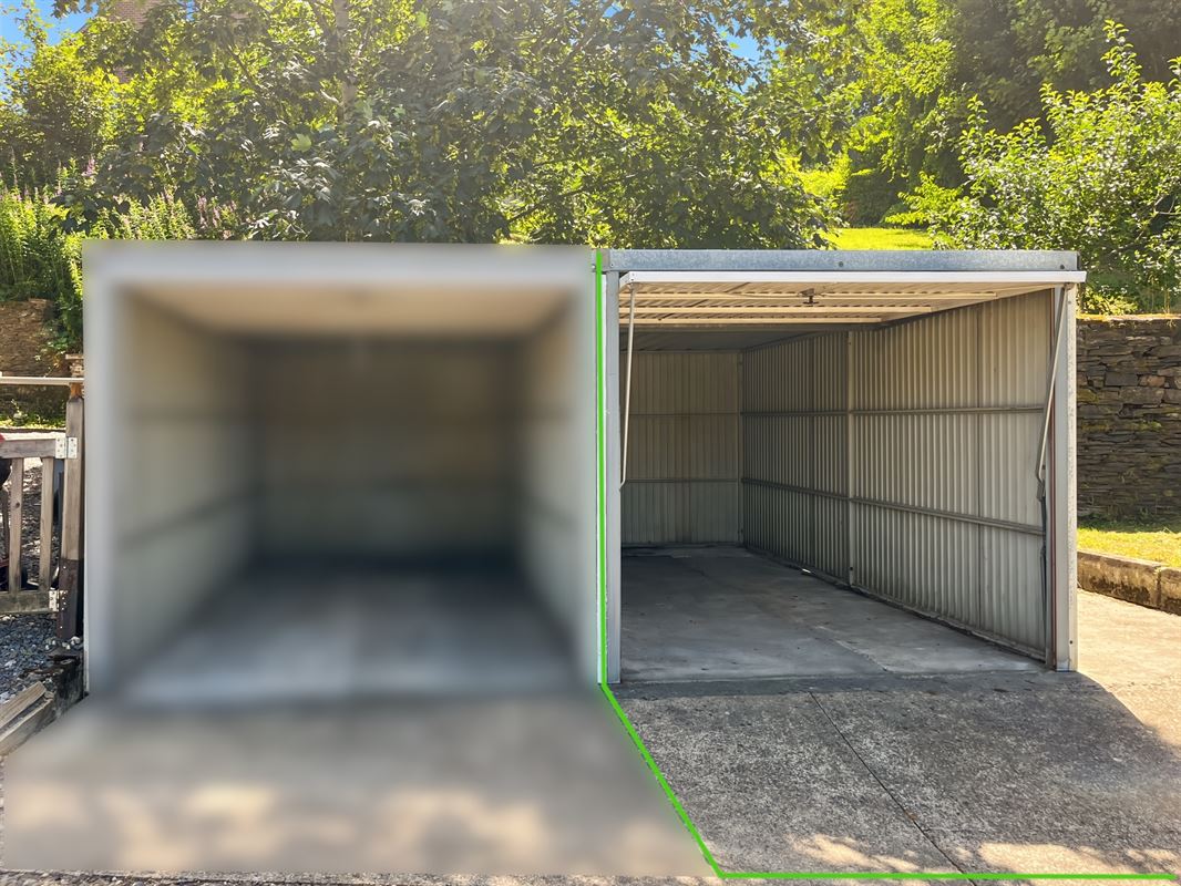 Garage + terrain