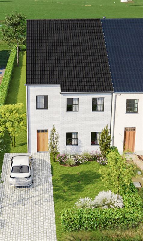 Bouwgrond halfopen bebouwing in Wolvertem