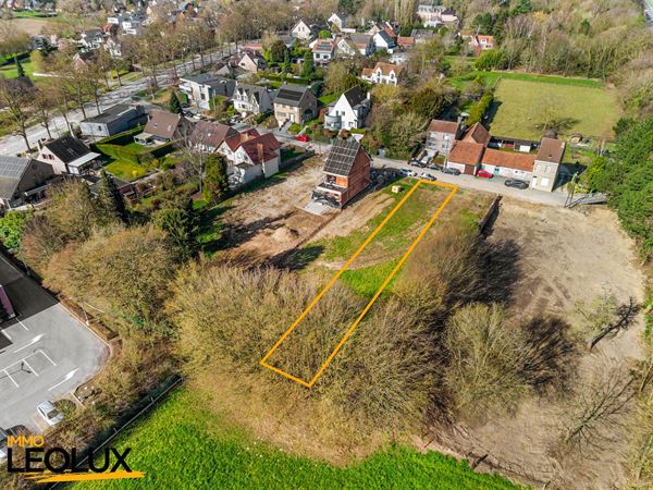 Perceel voor halfopen woonst in doodlopende straat te Meise