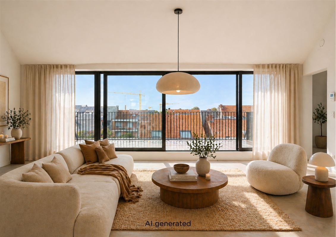 3-slaapkamer penthouse in hartje Meise