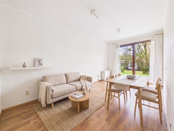 Appartement met 1 slaapkamer, terras & tuin