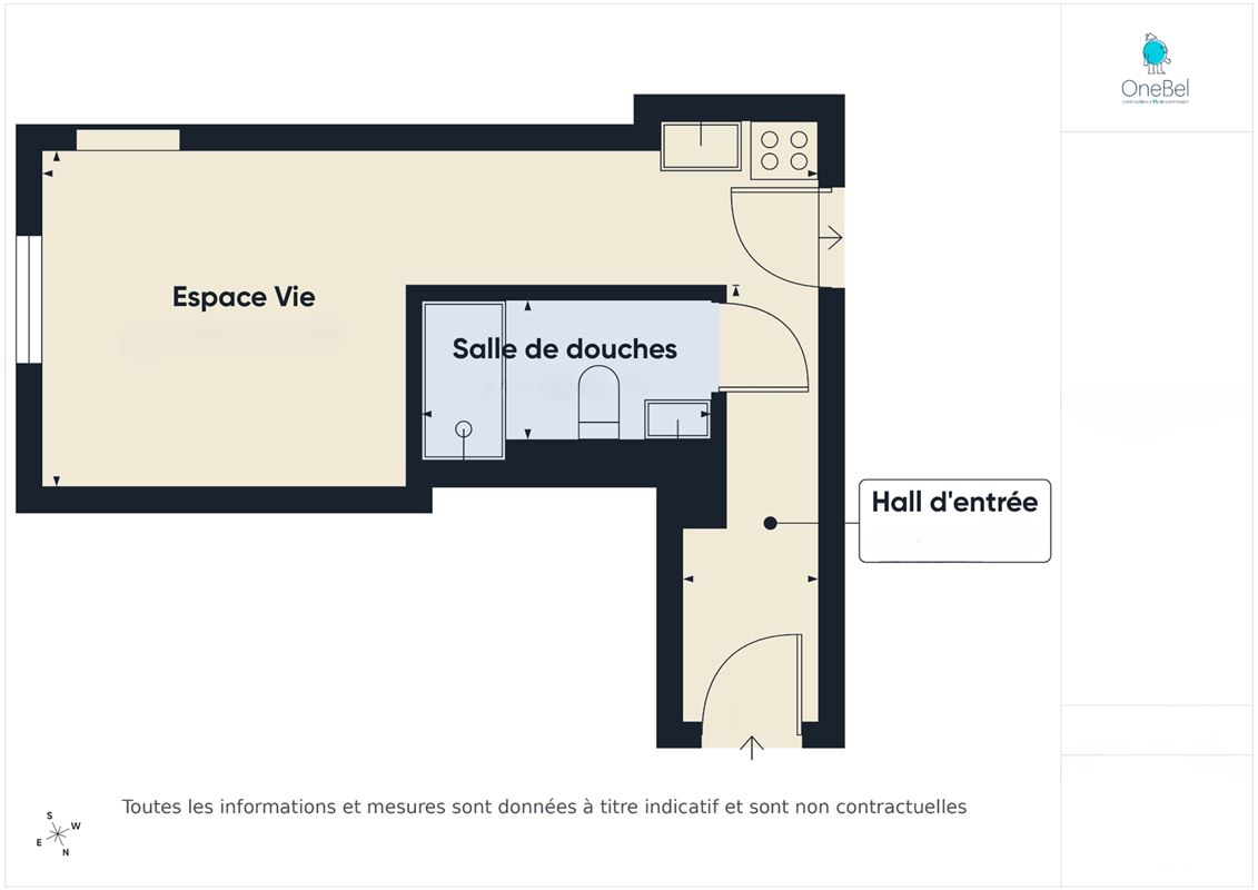 Premium kot · Brussel centrum · 34 m²