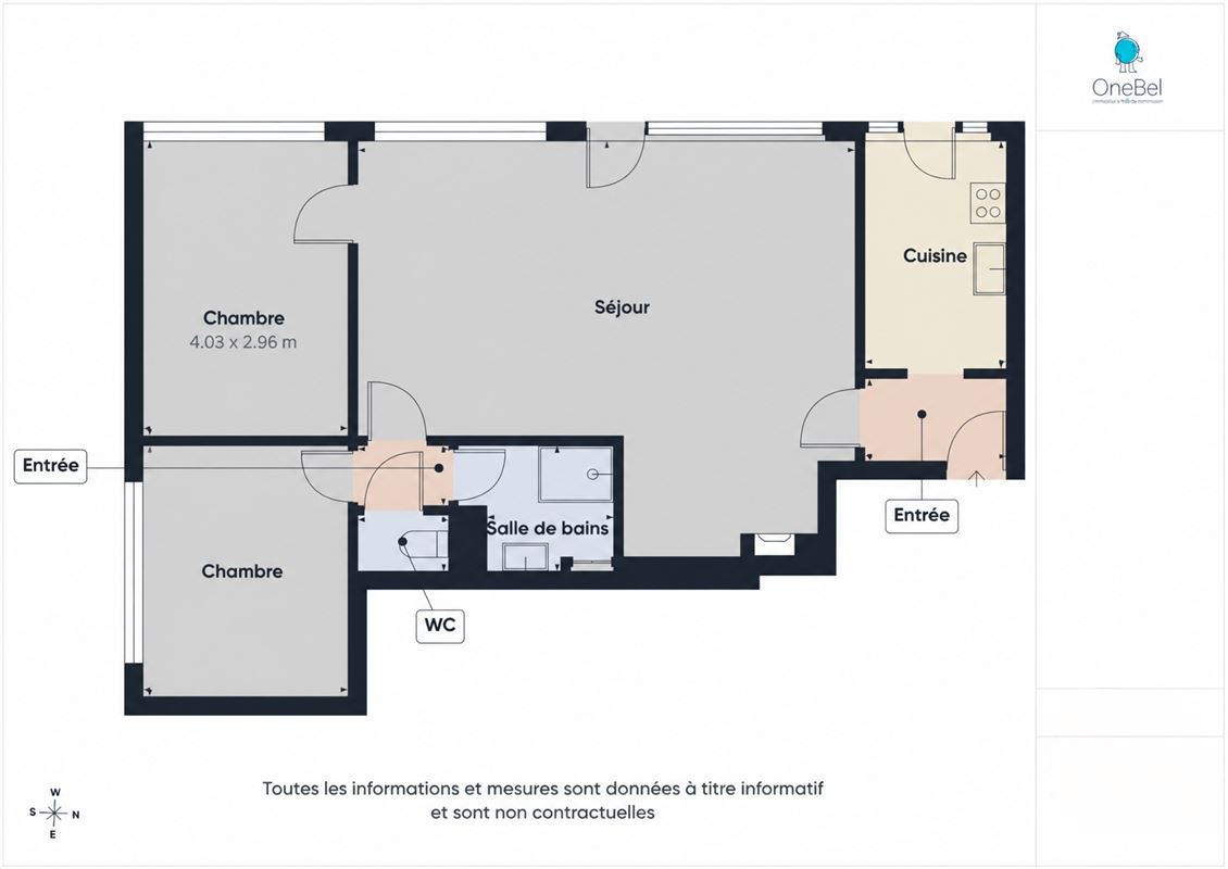Parc des Saules - 2bedrooms + garage