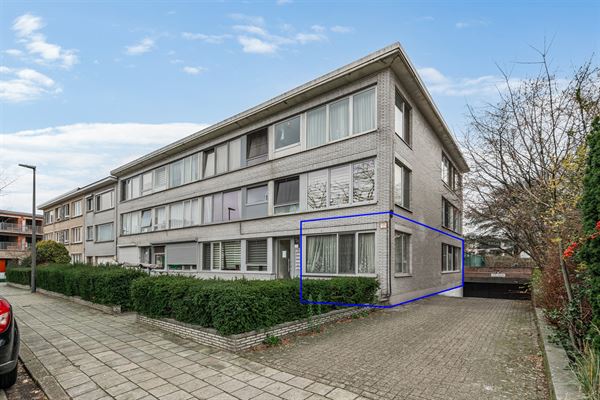 Gelijkvloers appartement ruim terras