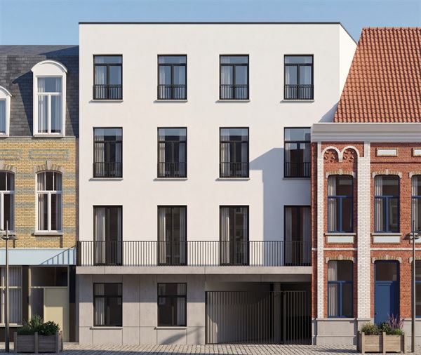 Projectgrond voor een appartementsgebouw