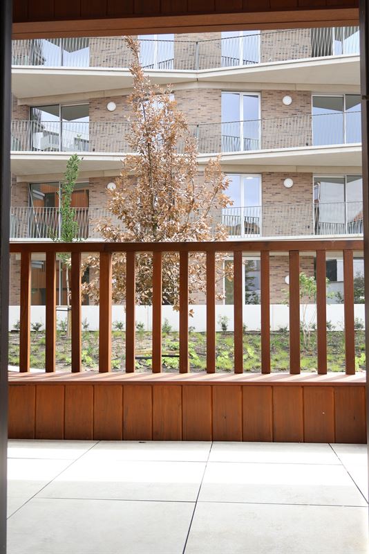 Gelijkvloers appartement met zuid terras aan het stadspark