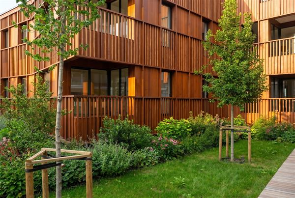 Gelijkvloers appartement met zuid terras aan het stadspark