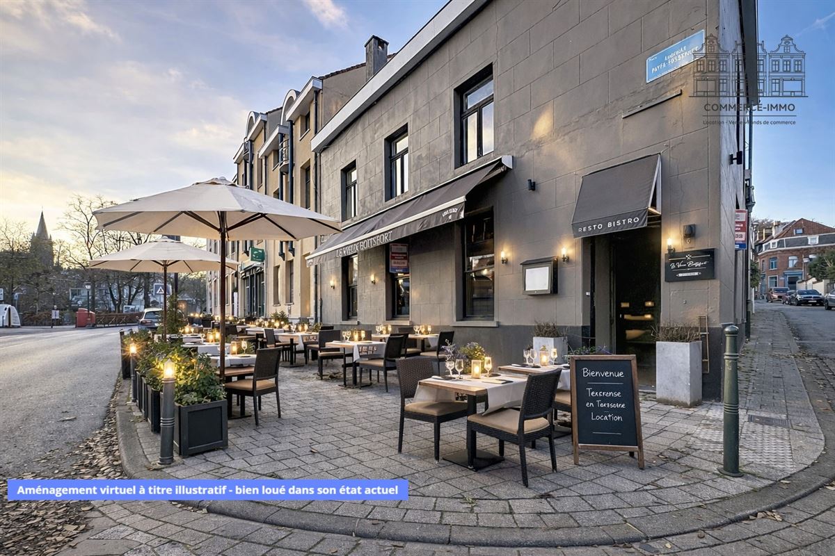 Quartier Wiener - HORECA À LOUER AVEC UNE GRANDE TERRASSE & JARDIN
