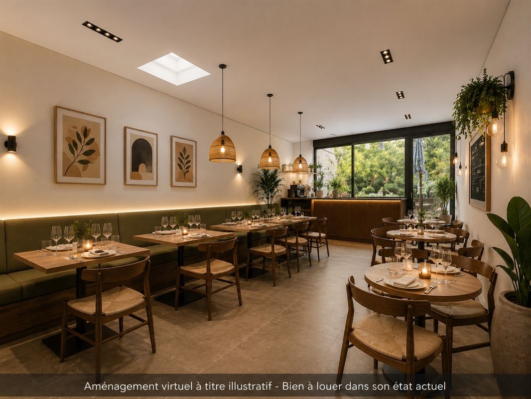 Quartier Wiener - HORECA À LOUER AVEC UNE GRANDE TERRASSE & JARDIN