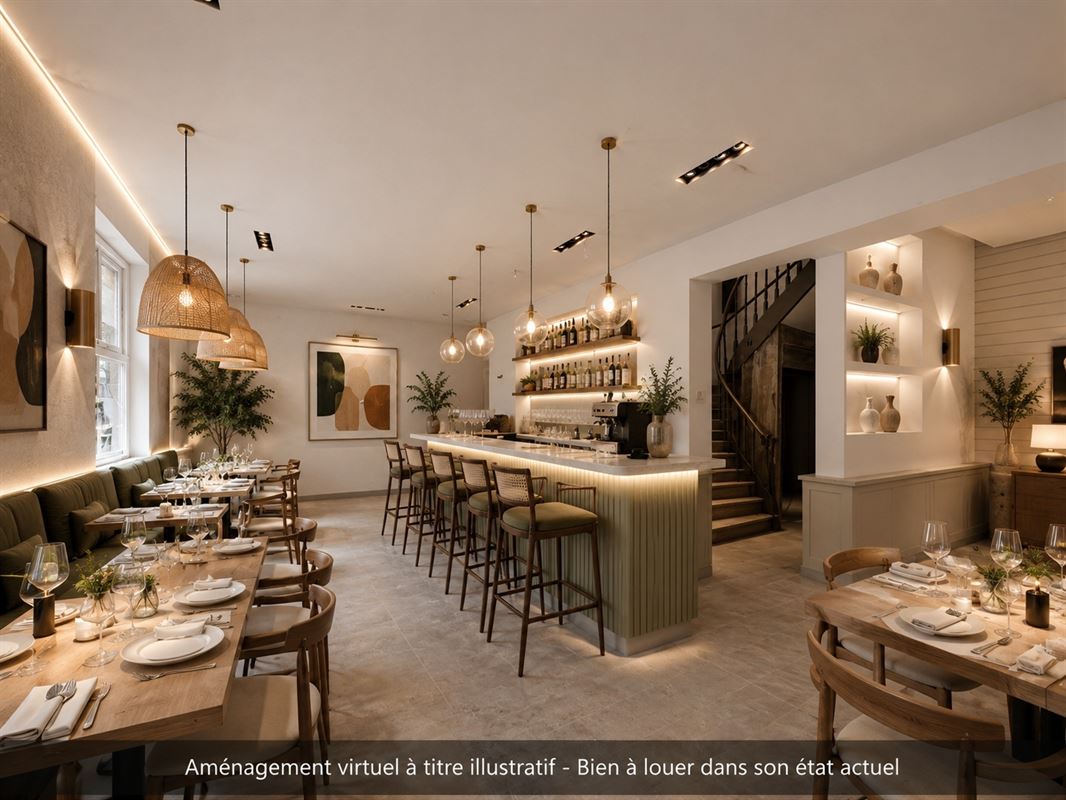 Quartier Wiener - HORECA À LOUER AVEC UNE GRANDE TERRASSE & JARDIN