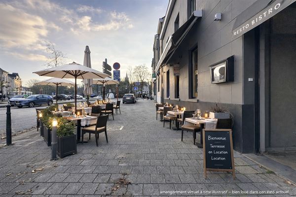 Quartier Wiener - HORECA À LOUER AVEC UNE GRANDE TERRASSE & JARDIN