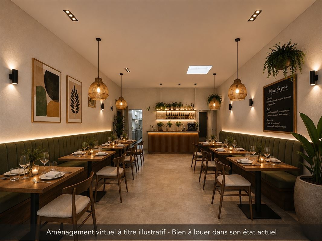 Quartier Wiener - HORECA À LOUER AVEC UNE GRANDE TERRASSE & JARDIN