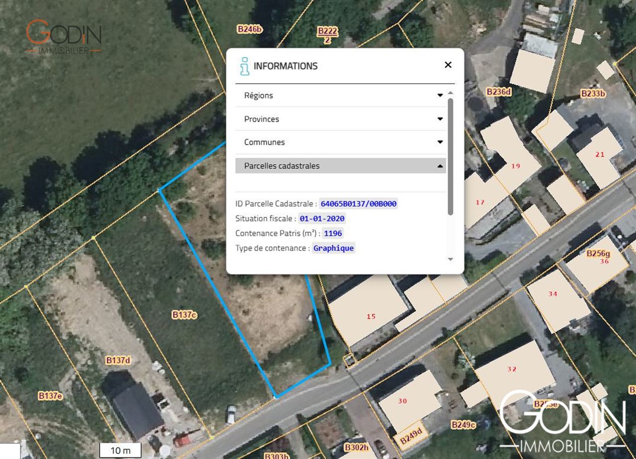 Terrain à bâtir de ±1.242 m²