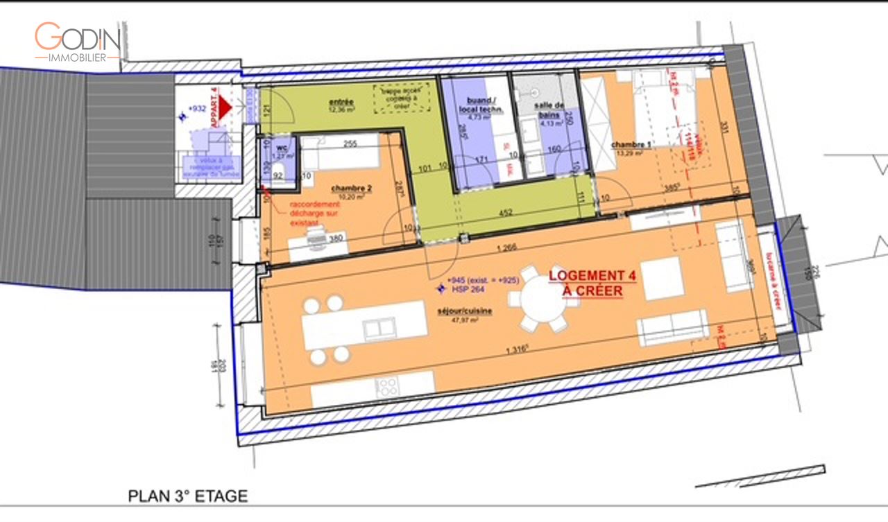 Projet neuf - appartement 94 m²