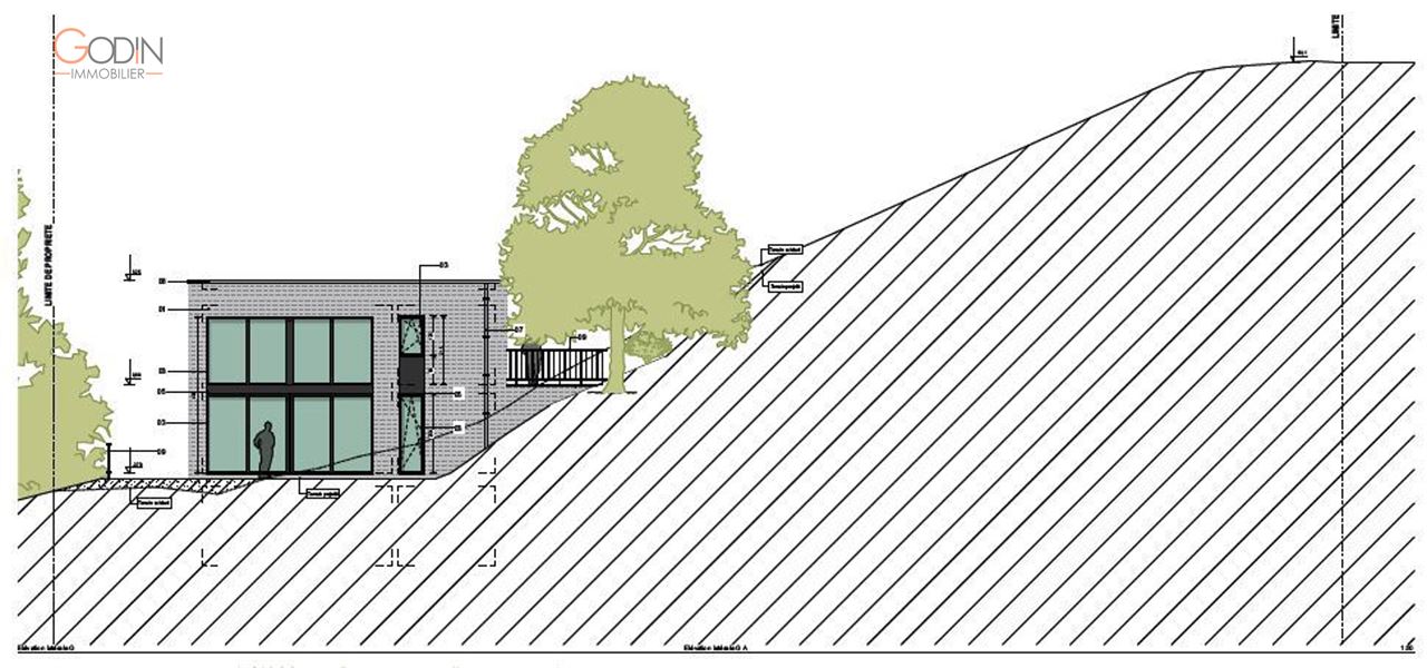 Terrain à bâtir, avec avant-projet