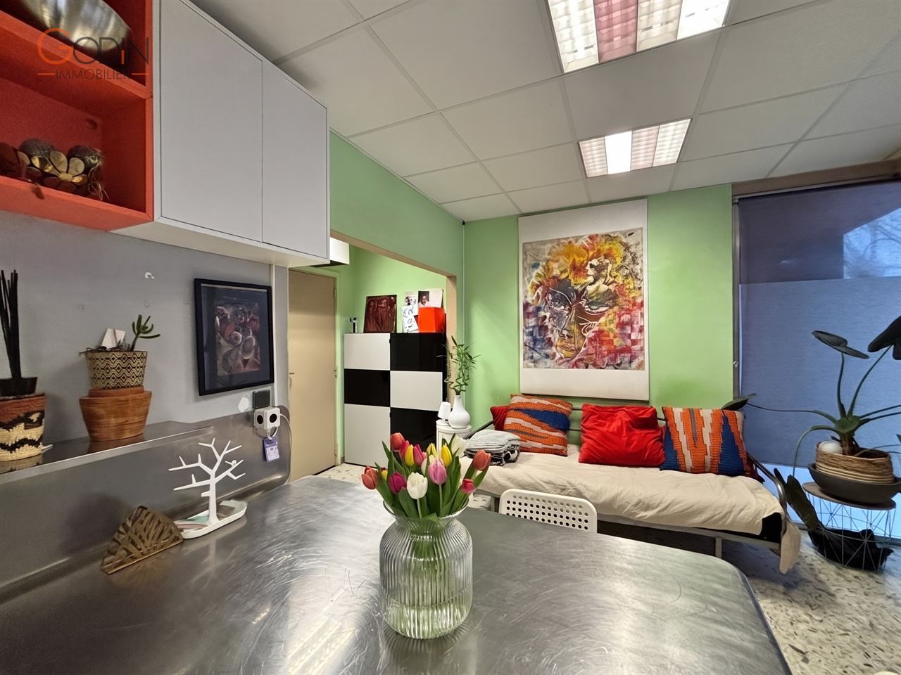 Appartement très bien situé en bord de Meuse avec 2 Chambres