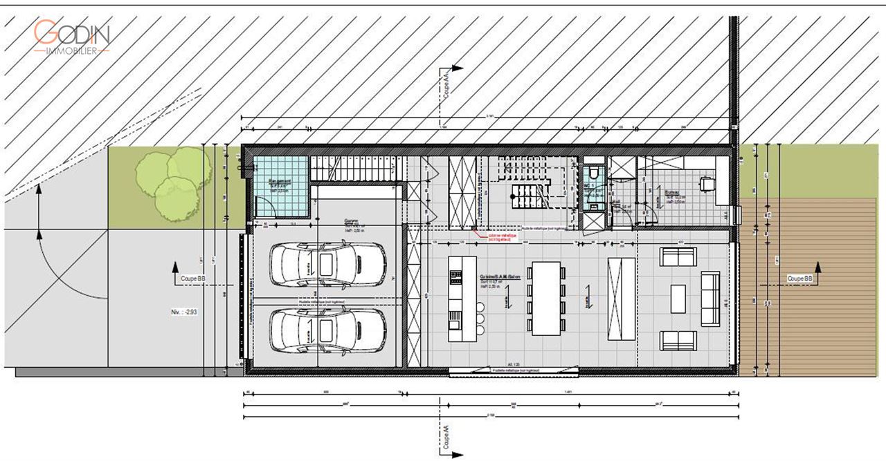Terrain à bâtir, avec avant-projet