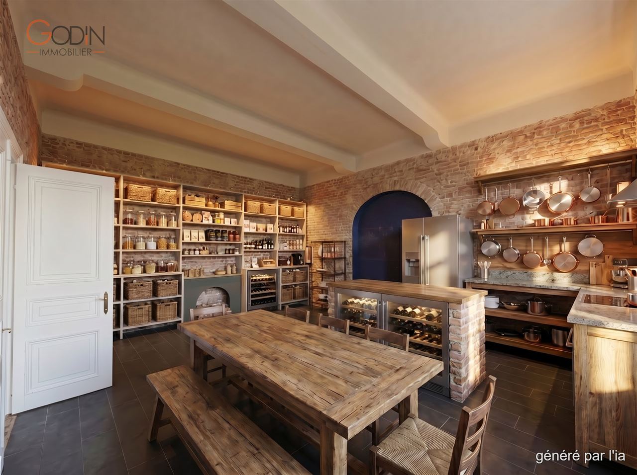Appartement 3 pièces dans château