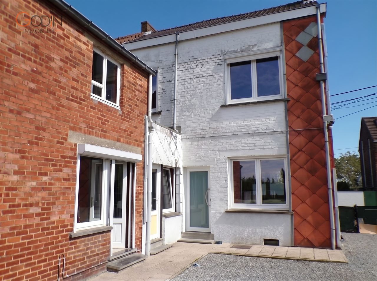 Maison 3 chambres avec jardin, garage