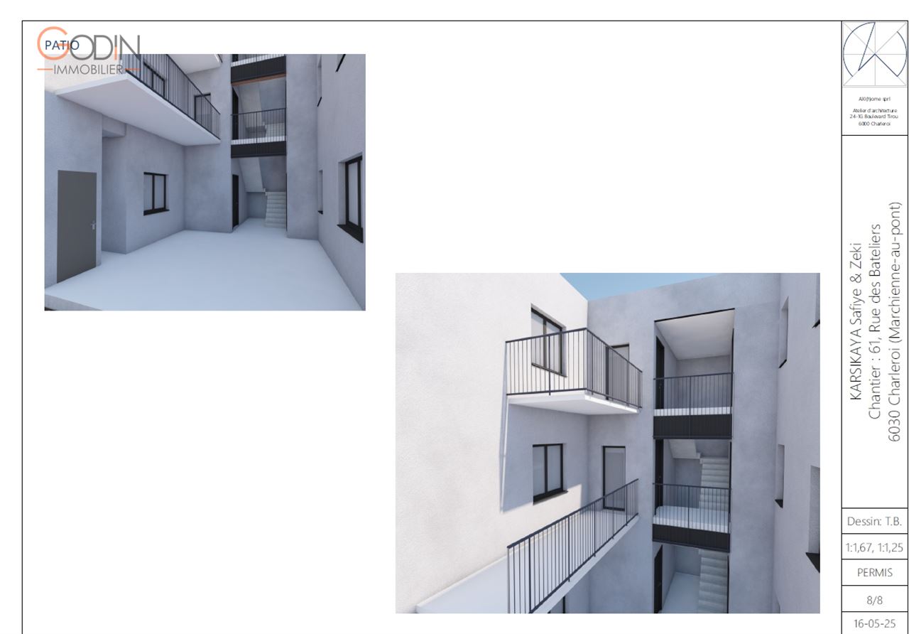 Immeuble de rapport avec permis accordé – 6 appartements
