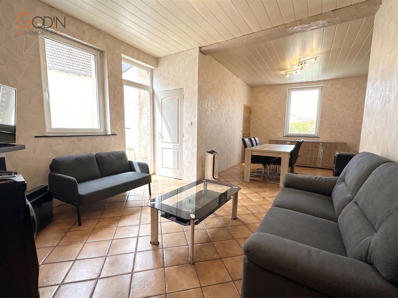 Maison 3 façades 2 ch., terrasse et jardin, Flémalle-Grande