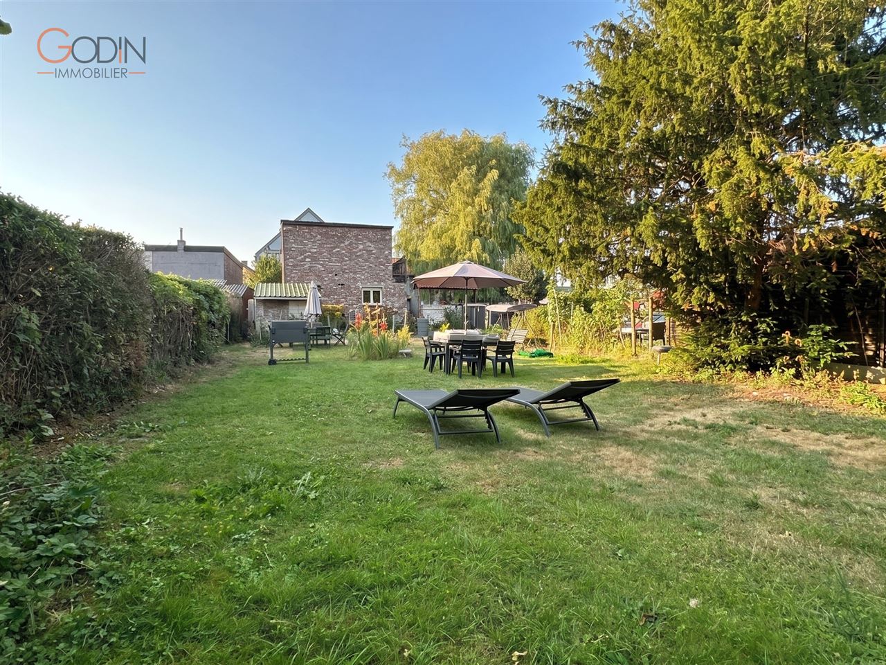 Maison 3 façades 2 ch., terrasse et jardin, Flémalle-Grande