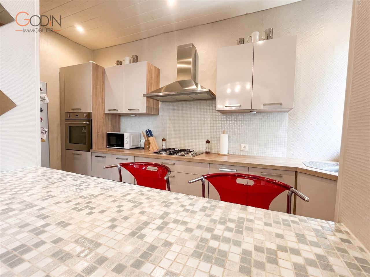 Maison 3 façades 2 ch., terrasse et jardin, Flémalle-Grande