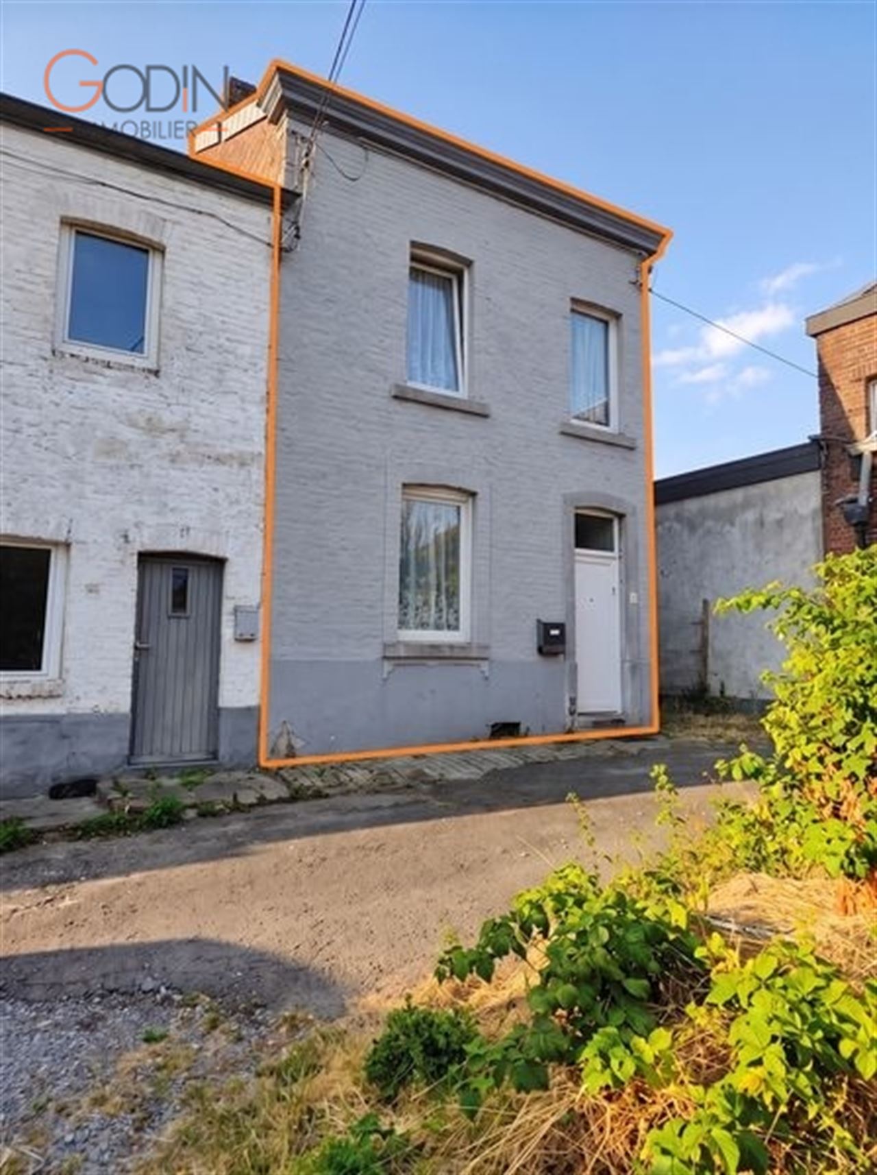 Maison 3 façades 2 ch., terrasse et jardin, Flémalle-Grande
