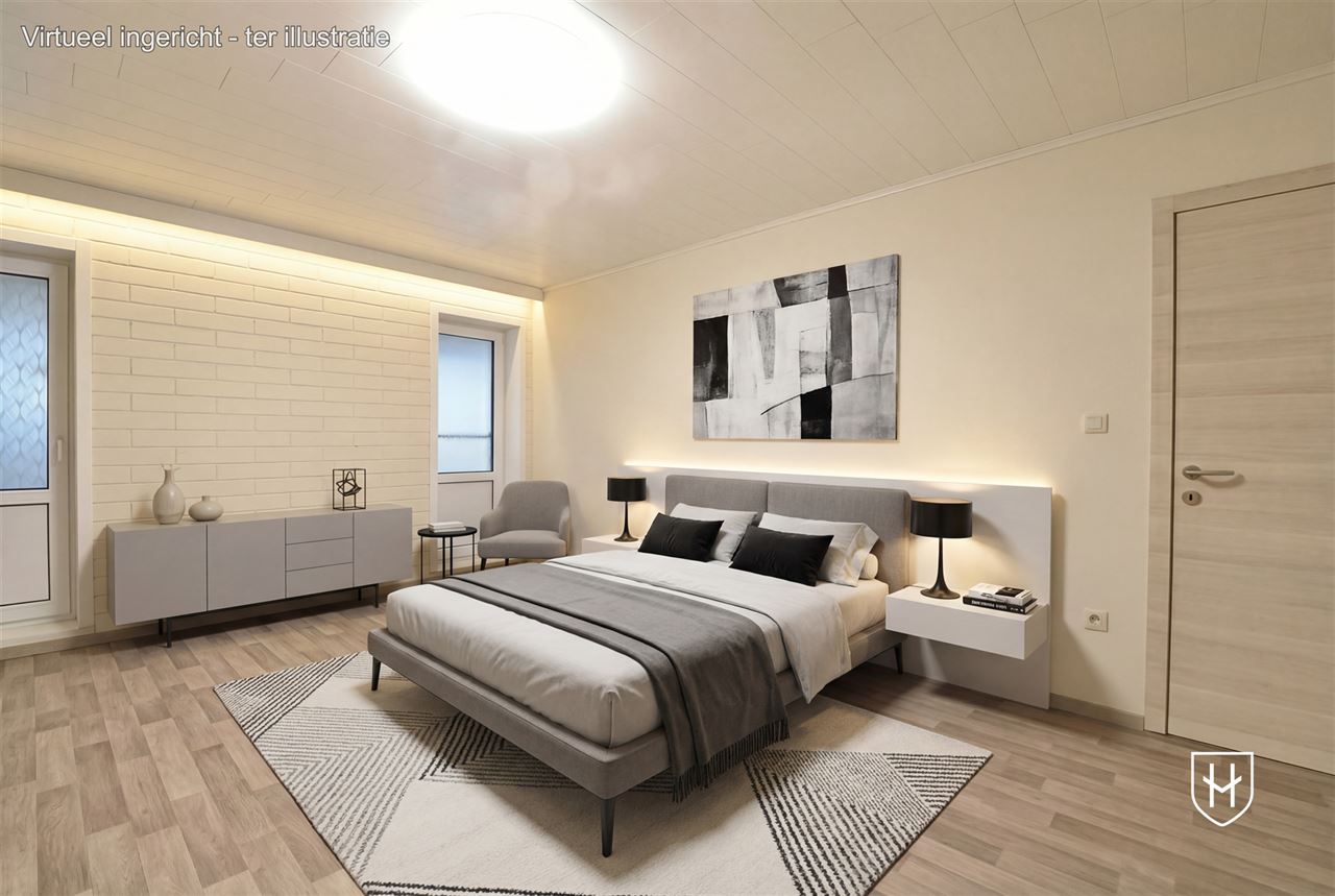 Gelijkvloers-appartement van 101 m2 met 1 slaapkamer en een inpandige garage, pittoresk gelegen in Lanaye langs de Maas, en net over de grens bij Maastricht