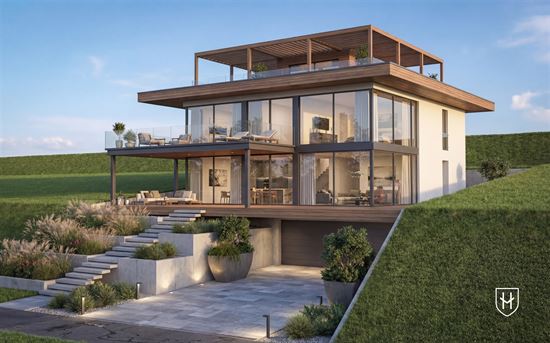 Beau terrain à bâtir dans une situation favorable avec une vue imprenable à Bitsingen