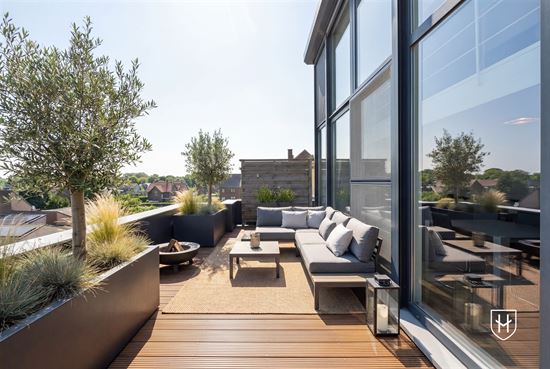 Particularly bright penthouse with spacious roof terrace