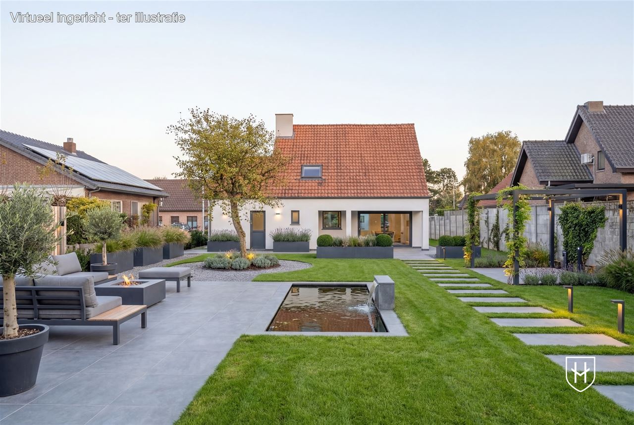 Maison de campagne indépendante rénovée (EPC label A) sur un terrain spacieux de 1.221 m², située près du centre de Lommel