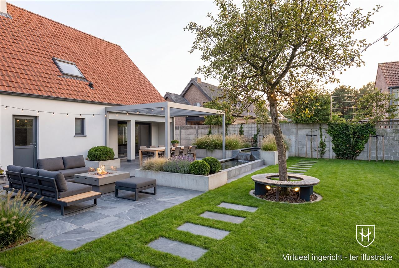 Maison de campagne indépendante rénovée (EPC label A) sur un terrain spacieux de 1.221 m², située près du centre de Lommel