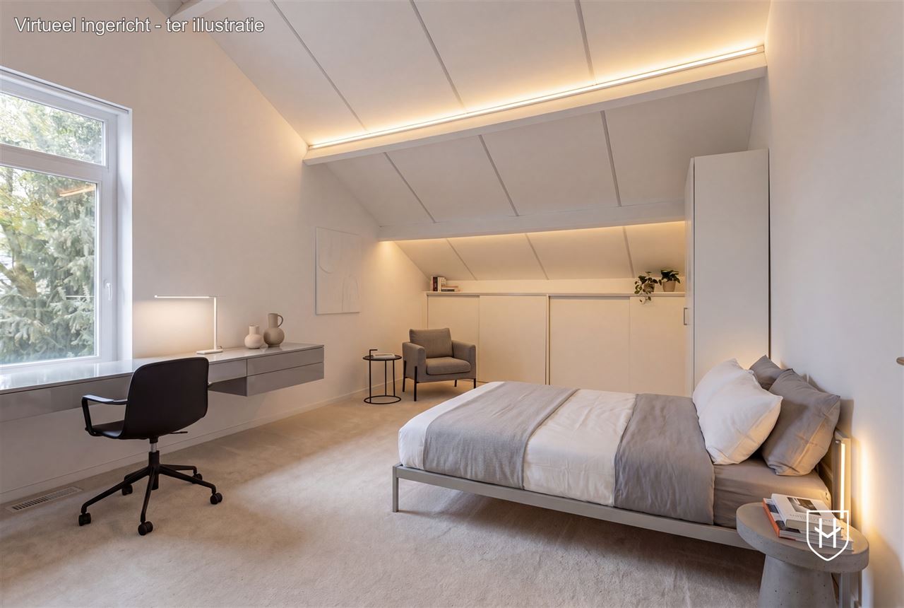 Architecturale villa met riante garage voor 10 wagens en binnenzwembad, op een schitterend perceel van 28a 89ca, prominent gelegen in vermaarde villawijk te Maasmechelen