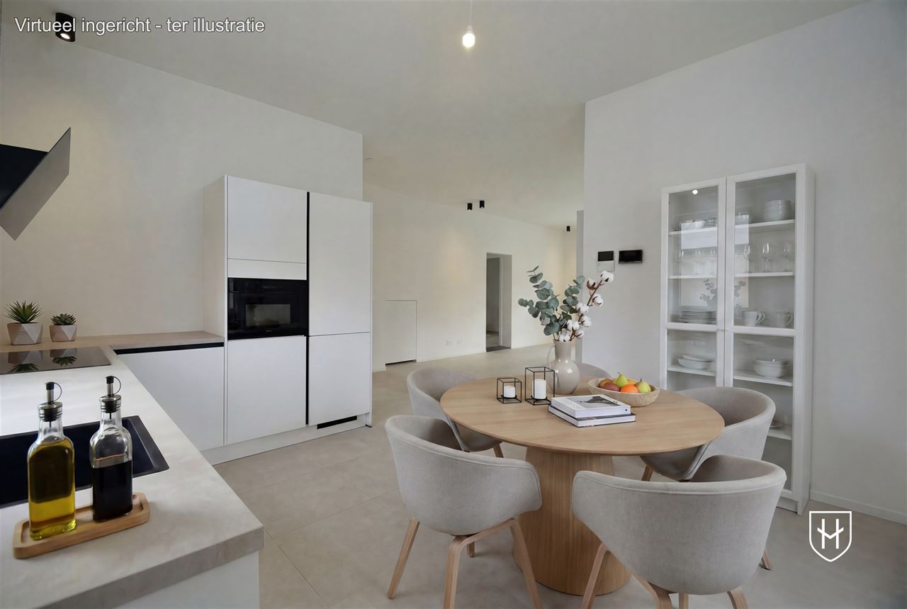 2 luxe appartementen met 3 slaapkamers en 2 badkamers, beide met eigen tuintje en terras, te Lanaken-Veldwezelt