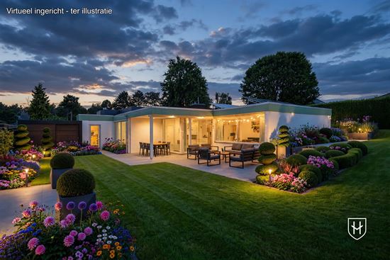 Karaktervolle modernistische bungalow van architect Lode Vandenbroek met 4 slaapkamers op een geliefde locatie te Lommel