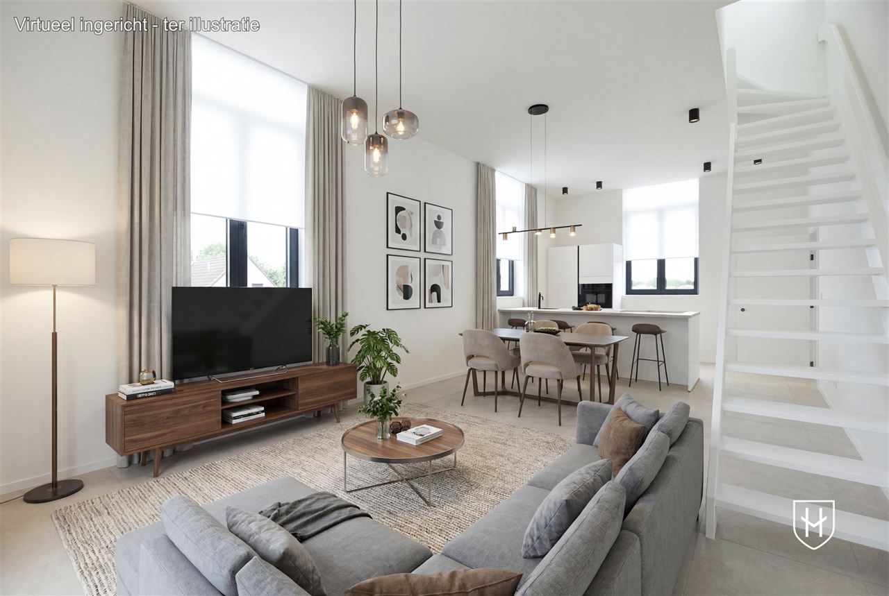 Luxe appartement met zonnepanelen, 3 slaapkamers en 2 badkamers, met eigen tuintje en terras, te Lanaken-Veldwezelt