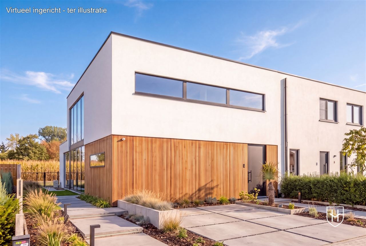 Architecturale loftwoning met hotel-chique interieur en vrij uitzicht op een uitstekende locatie aan de groene rand van Dilsen-Stokkem