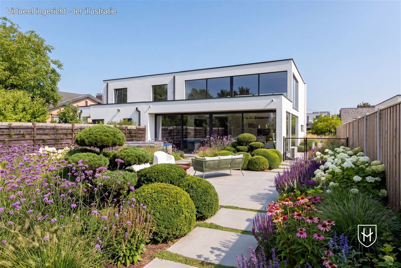 Architecturale loftwoning met hotel-chique interieur en vrij uitzicht op een uitstekende locatie aan de groene rand van Dilsen-Stokkem