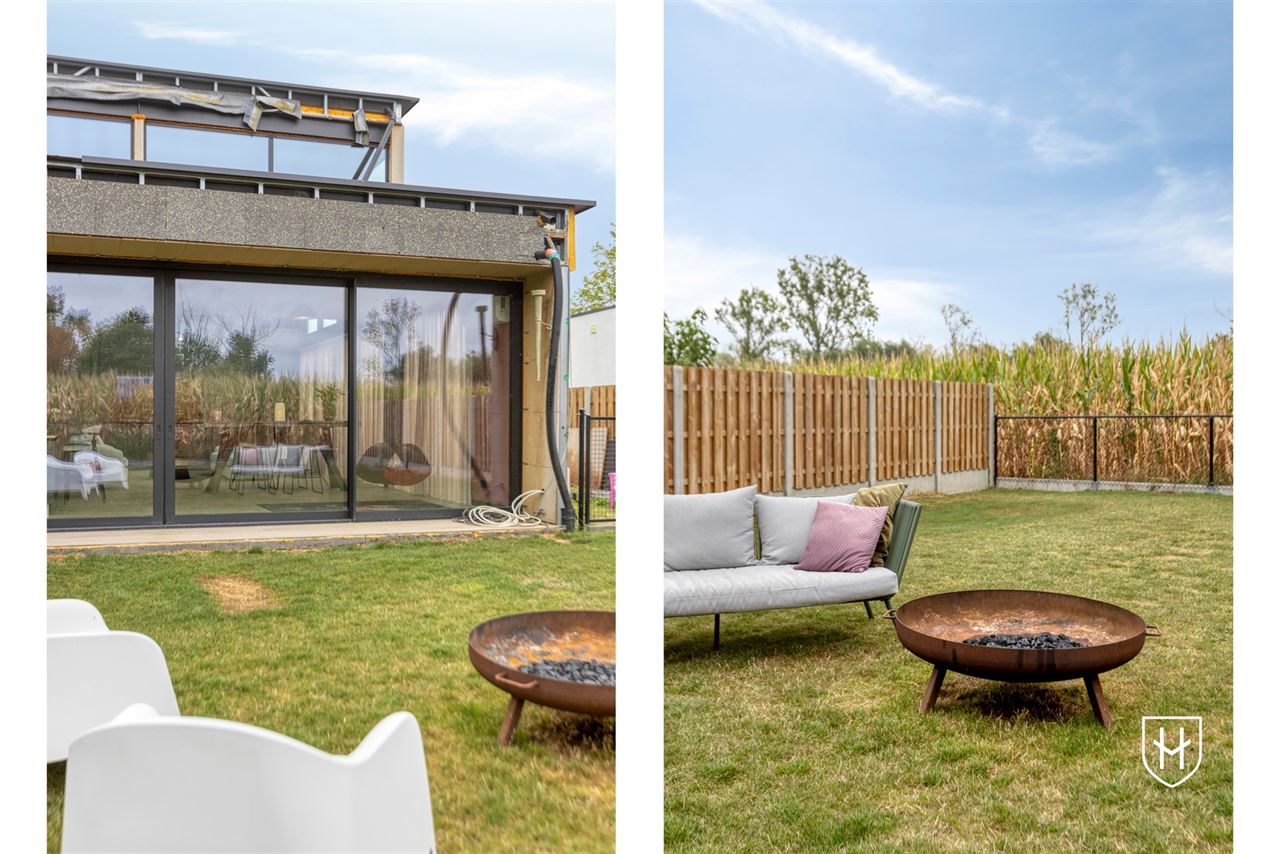 Architecturale loftwoning met hotel-chique interieur en vrij uitzicht op een uitstekende locatie aan de groene rand van Dilsen-Stokkem