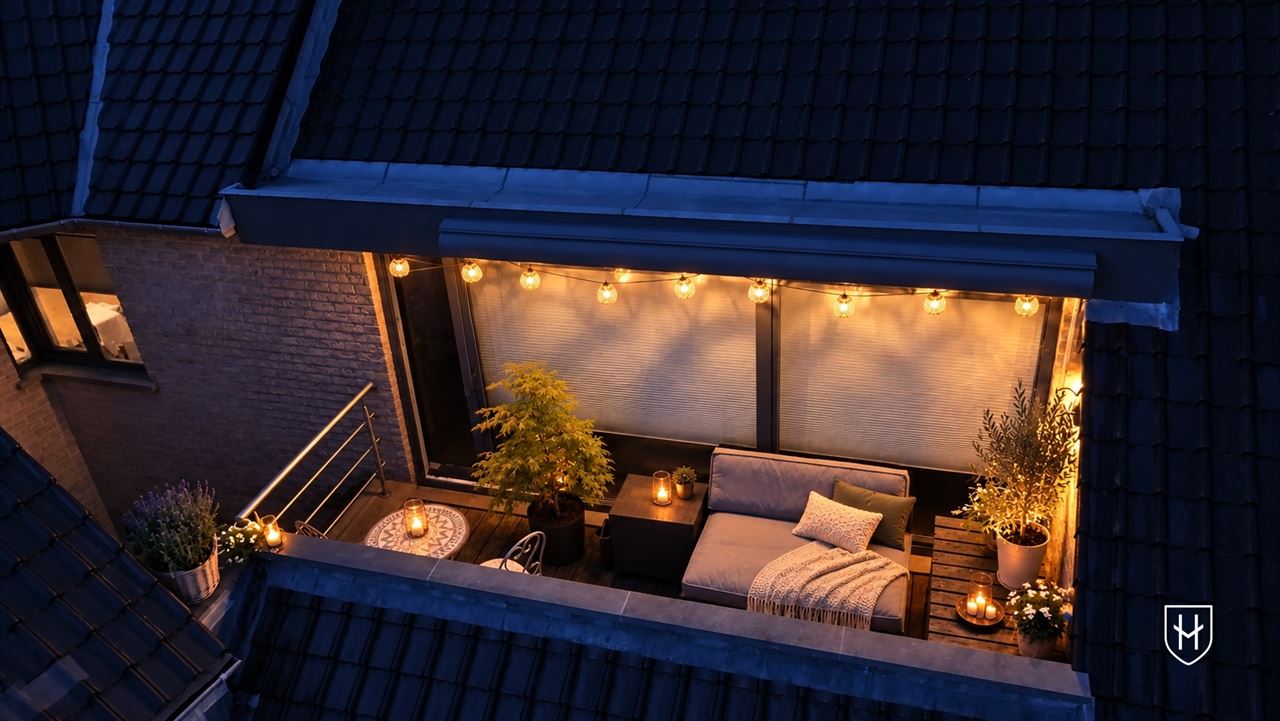 Smaakvol design-penthouse met autostandplaats en twee terrassen, mooi gelegen nabij het centrum van Lanaken