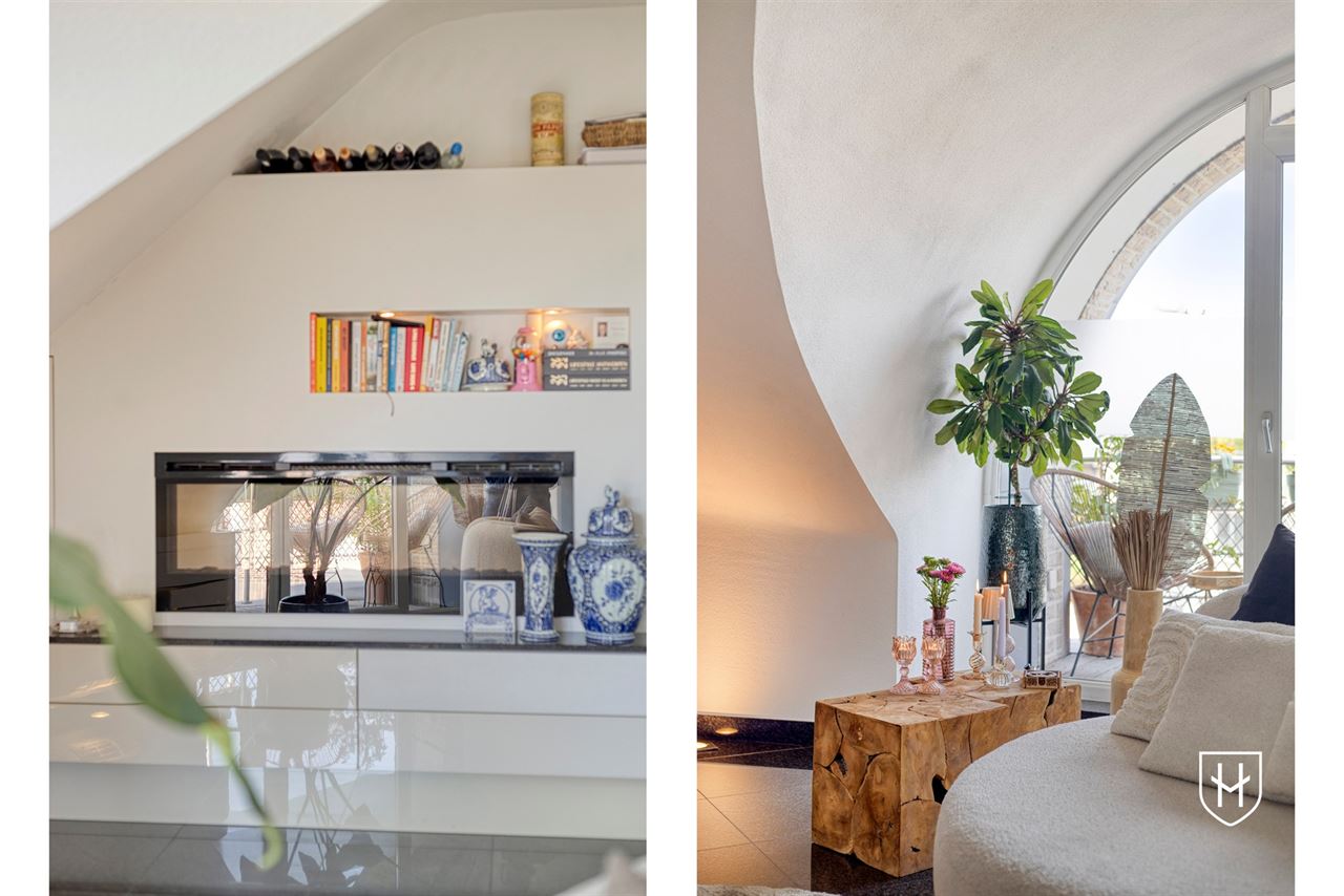 Smaakvol design-penthouse met autostandplaats en twee terrassen, mooi gelegen nabij het centrum van Lanaken