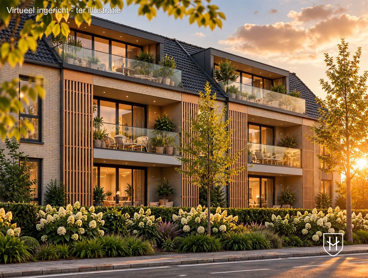 Perceel (project)grond van 12a 76ca (1.276 m²)op zichtlocatie te Rotem met de mogelijkheid om te verkavelen of het ontwikkelen van een appartementencomplex.