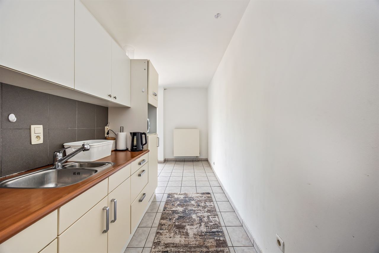Appartement met garage en terras in Brasschaat Centrum.