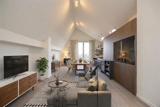 Duplex penthouse met 3 slaapkamers vlakbij het Eilandje.